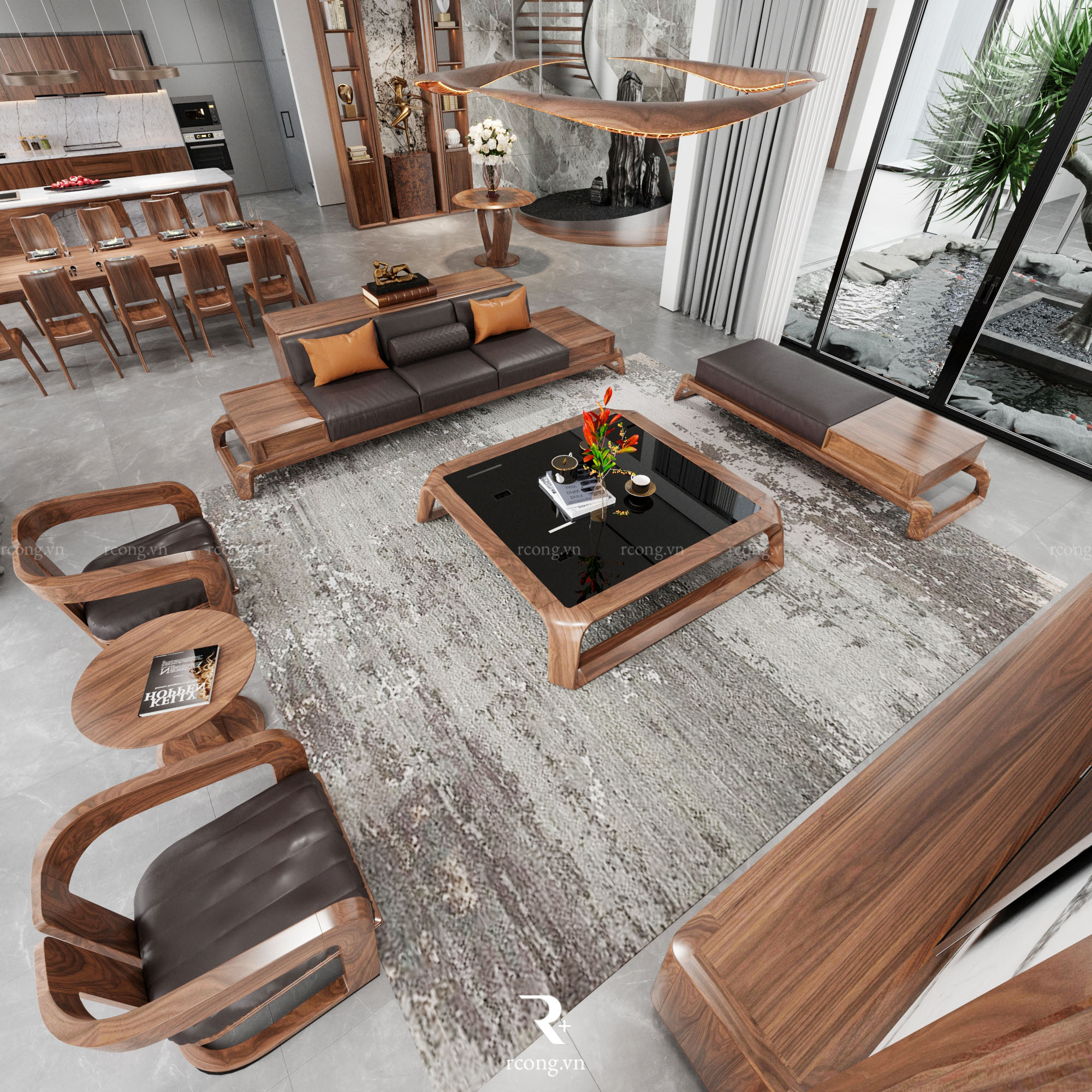 THIẾT KẾ NỘI THẤT BIỆT THỰ ĐẢO COROL – ECOPARK GRAND THE ISLAND