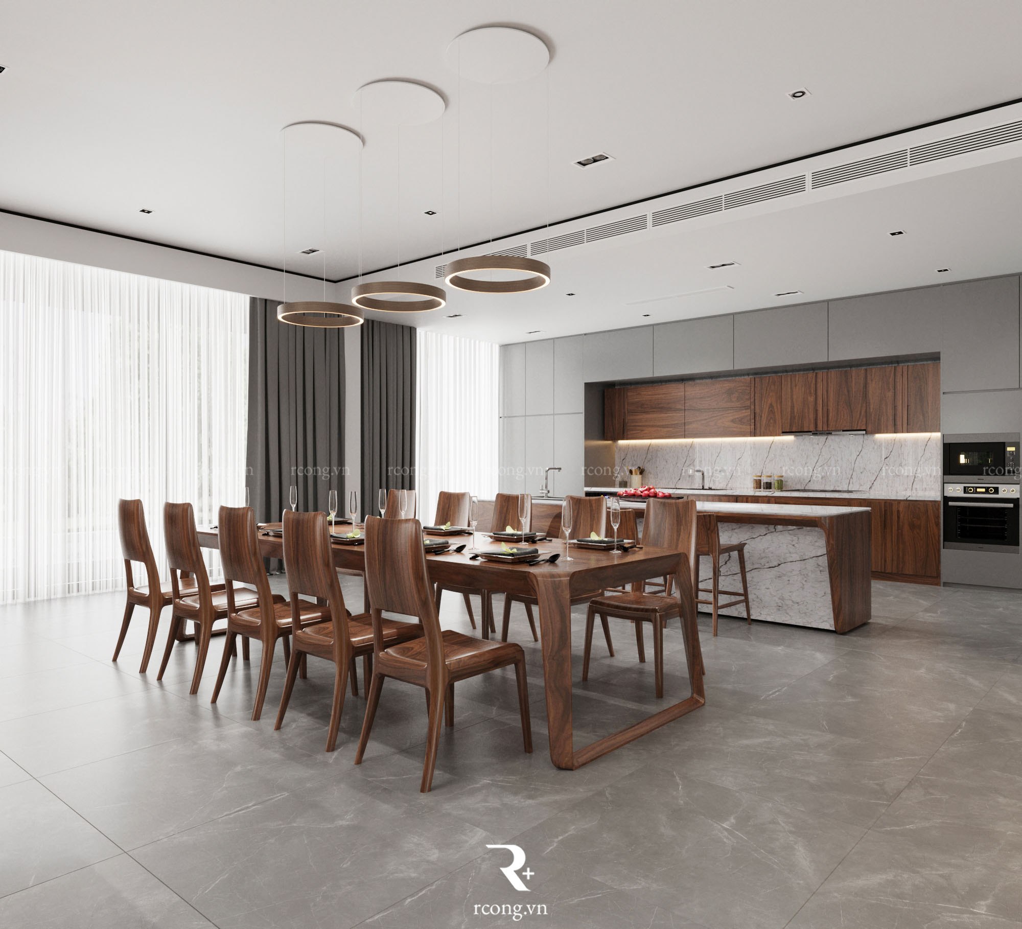 THIẾT KẾ NỘI THẤT BIỆT THỰ ĐẢO COROL – ECOPARK GRAND THE ISLAND