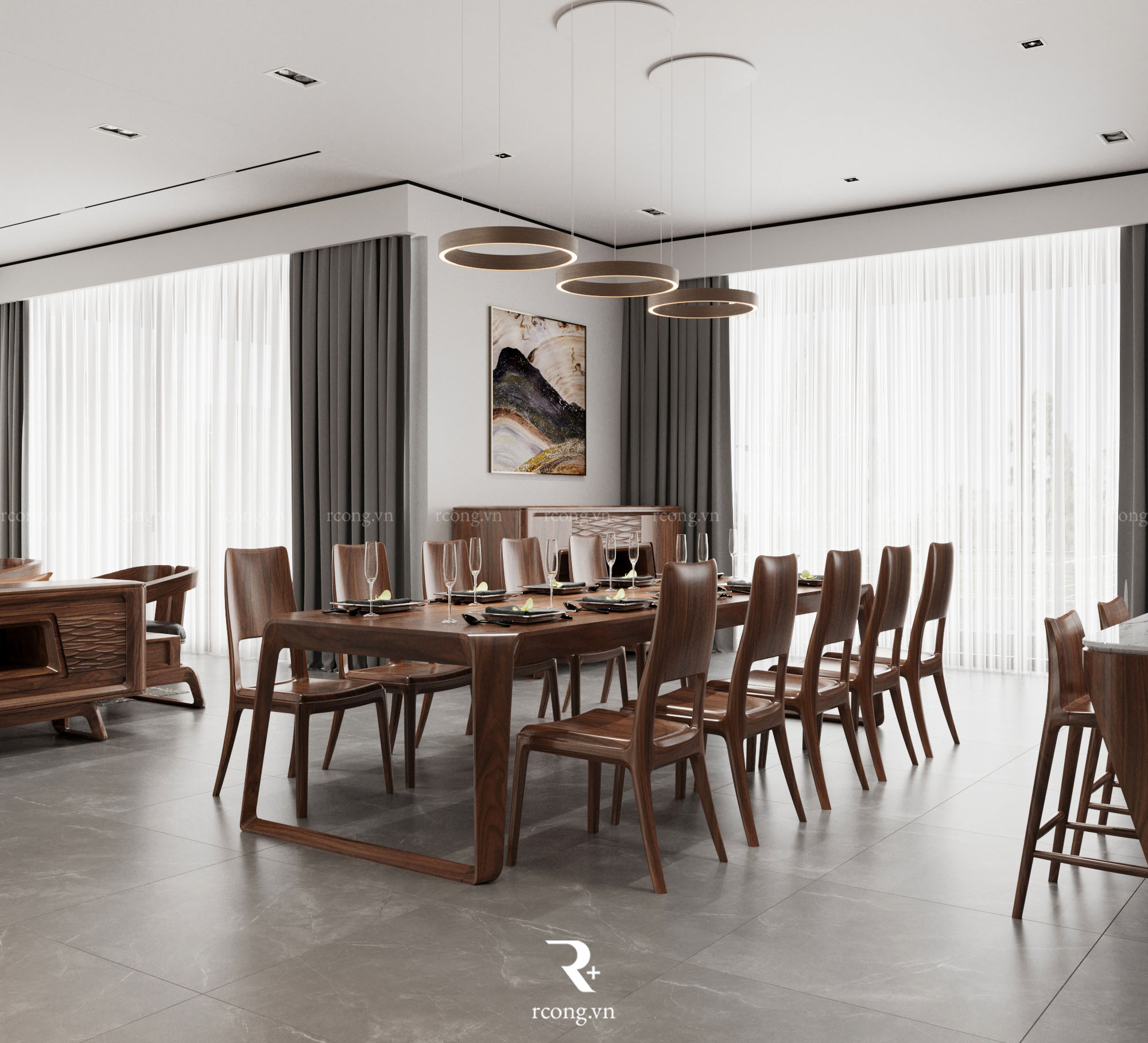 THIẾT KẾ NỘI THẤT BIỆT THỰ ĐẢO COROL – ECOPARK GRAND THE ISLAND