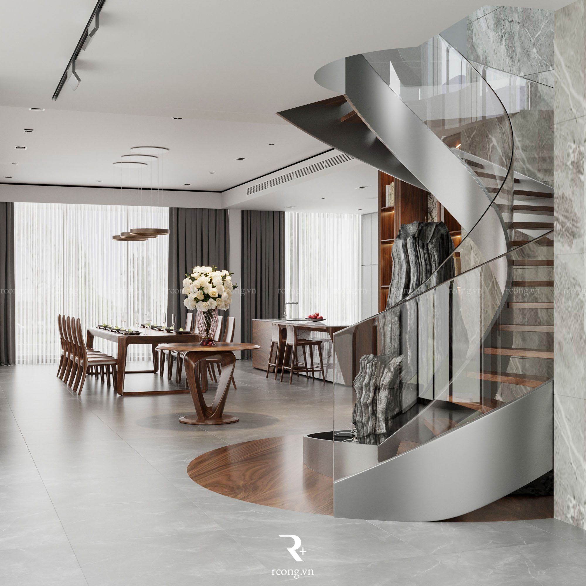 THIẾT KẾ NỘI THẤT BIỆT THỰ ĐẢO COROL – ECOPARK GRAND THE ISLAND