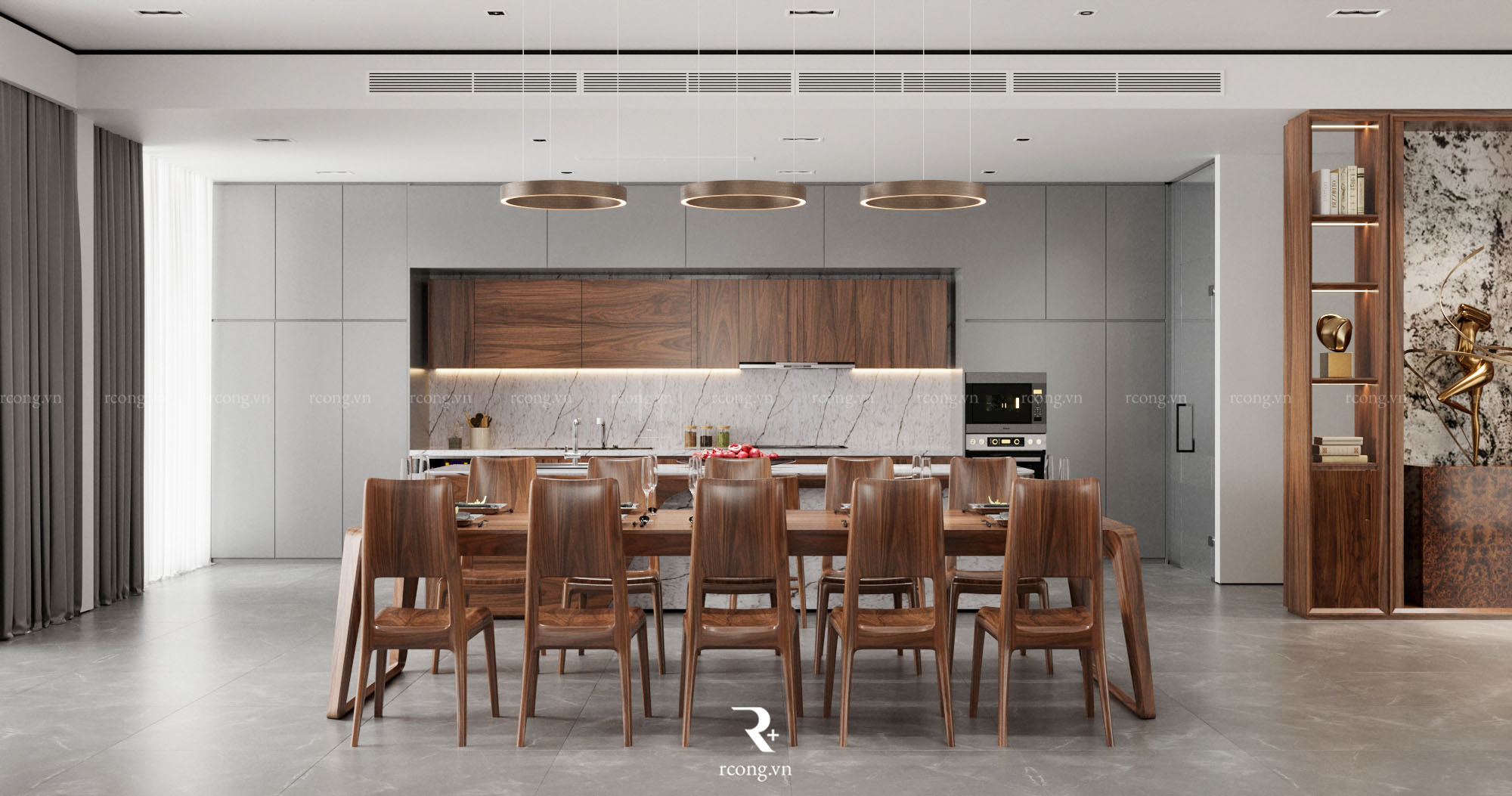 THIẾT KẾ NỘI THẤT BIỆT THỰ ĐẢO COROL – ECOPARK GRAND THE ISLAND