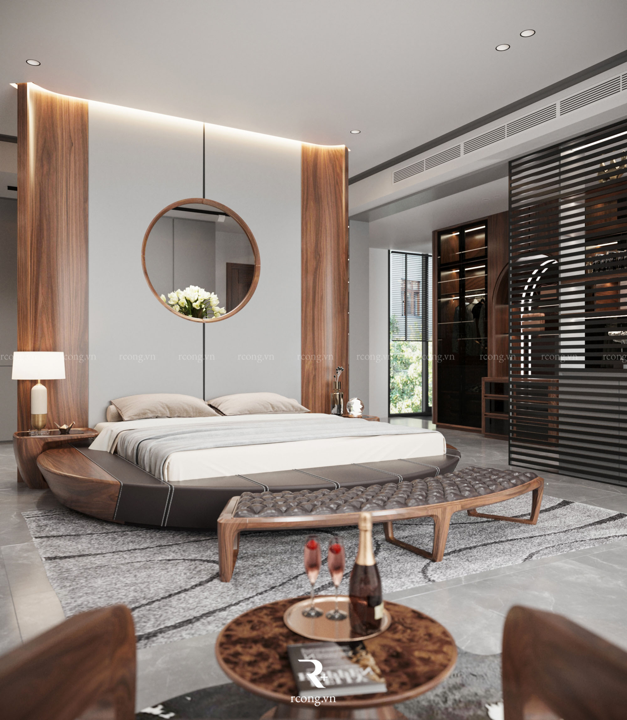 Gợi ý 30 mẫu thiết kế nội thất phòng ngủ biệt thự sang trọng, ấn tượng