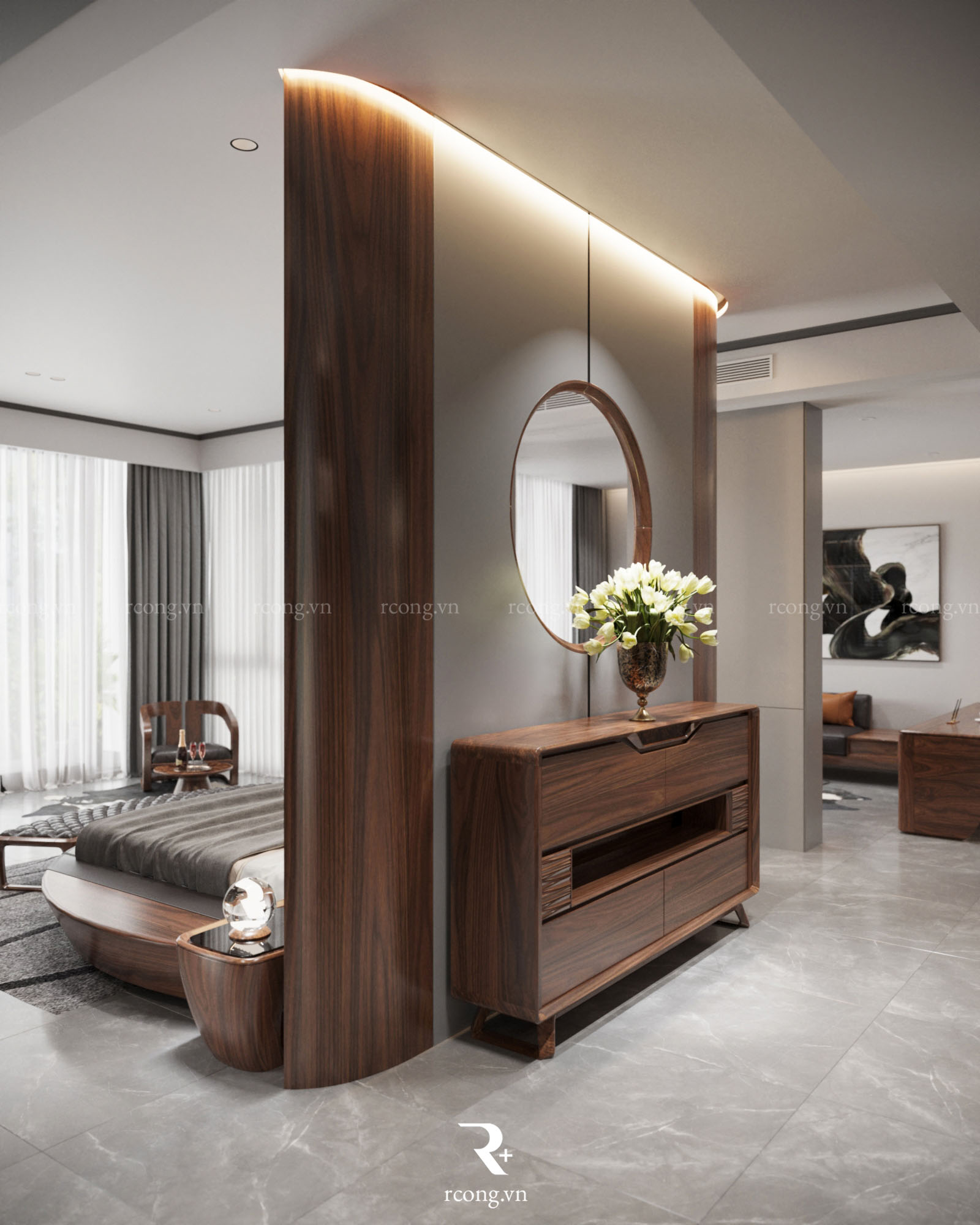 THIẾT KẾ NỘI THẤT BIỆT THỰ ĐẢO COROL – ECOPARK GRAND THE ISLAND