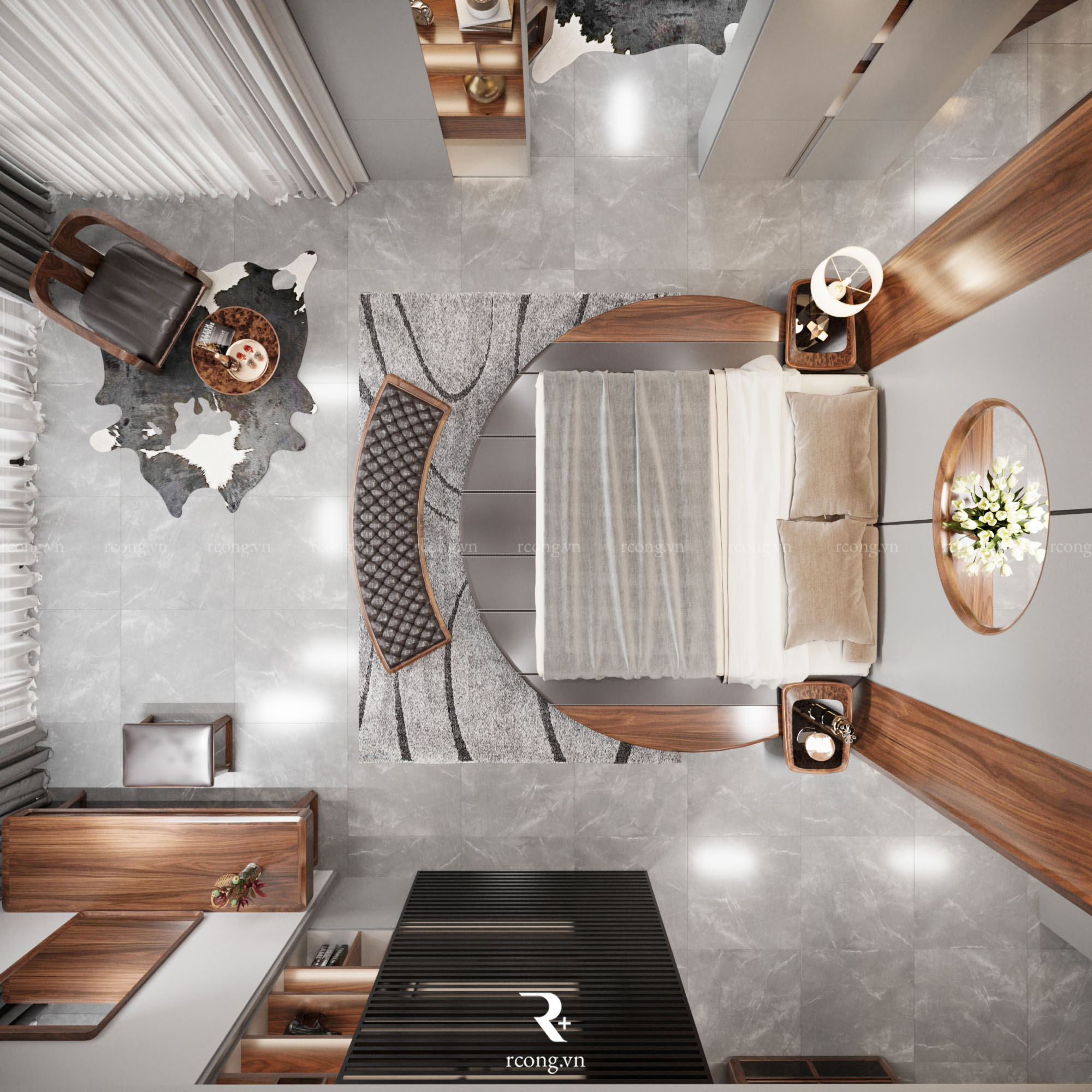 THIẾT KẾ NỘI THẤT BIỆT THỰ ĐẢO COROL – ECOPARK GRAND THE ISLAND