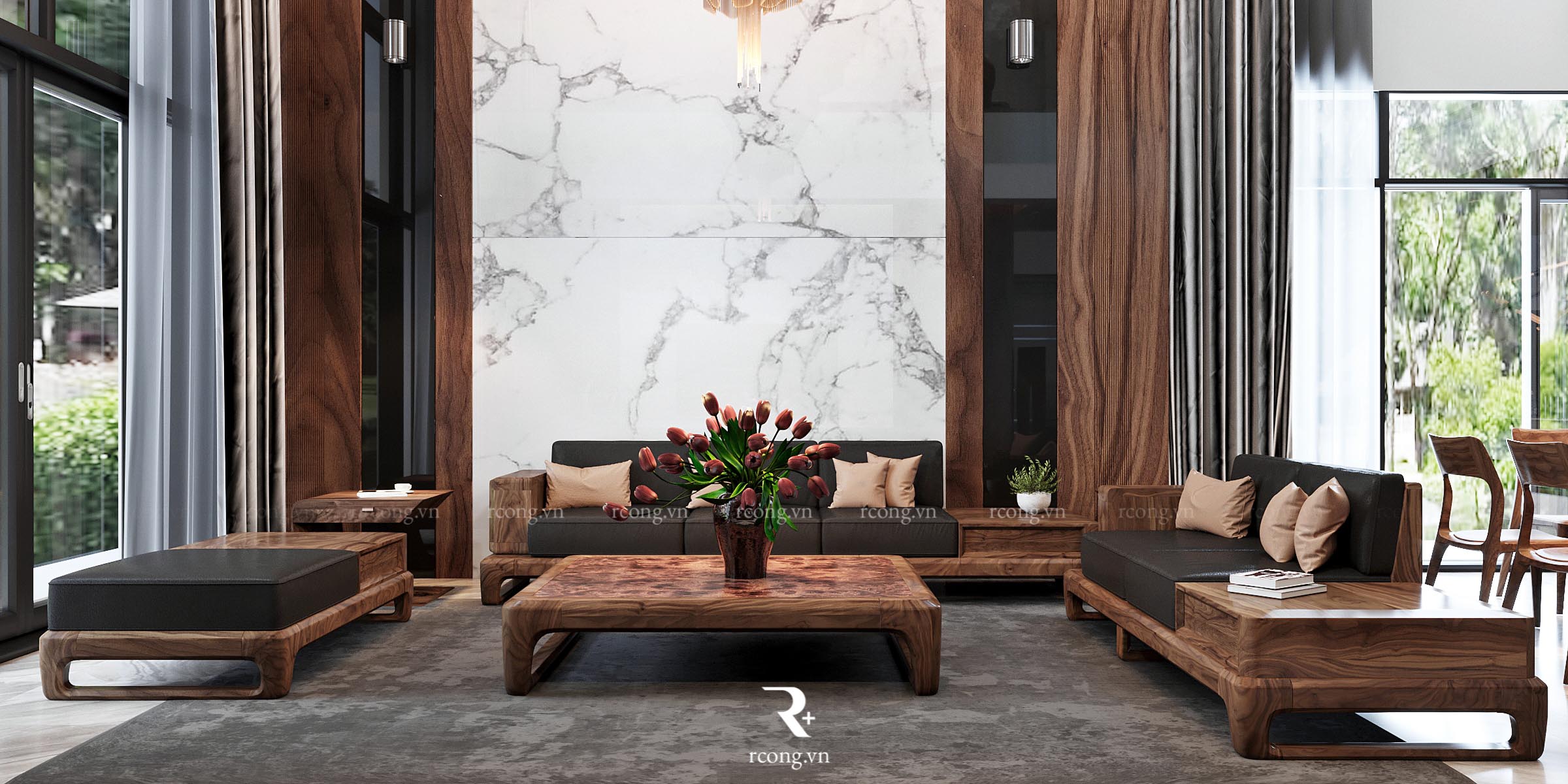 Đơn vị nội thất gỗ óc chó tại Hà Nội uy tín nhất hiện nay