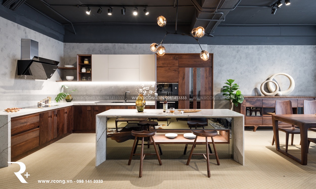 Showroom Nội Thất Gỗ Óc Chó R Cộng