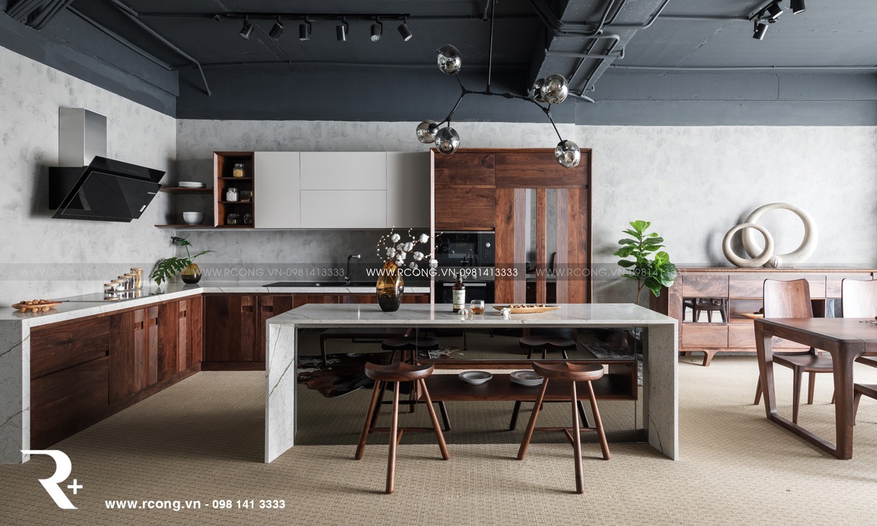 Showroom Nội Thất Gỗ Óc Chó R Cộng