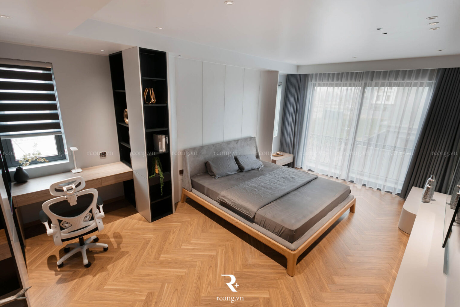 Đây cũng là phong cách Minimalist theo lối hiện đại mà các bạn trẻ rất ưa chuộng, đơn giản mà tinh tế.