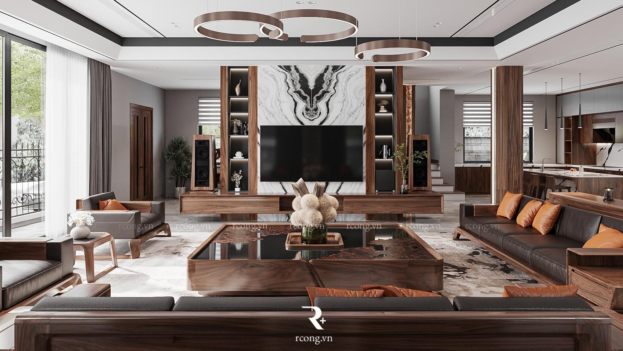 thiết kế nội thất biệt thự dự án ecopark