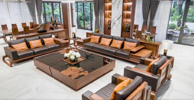 Căn biệt thự 500m2 giữa Ecopark thơ mộng nhưng chỉ có 1 người ở, gia chủ có 6/7 người con cùng xây nhà quây quần bên mẹ - Ảnh 9. Căn biệt thự 500m2 giữa Ecopark thơ mộng nhưng chỉ có 1 người ở, gia chủ có 6/7 người con cùng xây nhà quây quần bên mẹ - Ảnh 9.