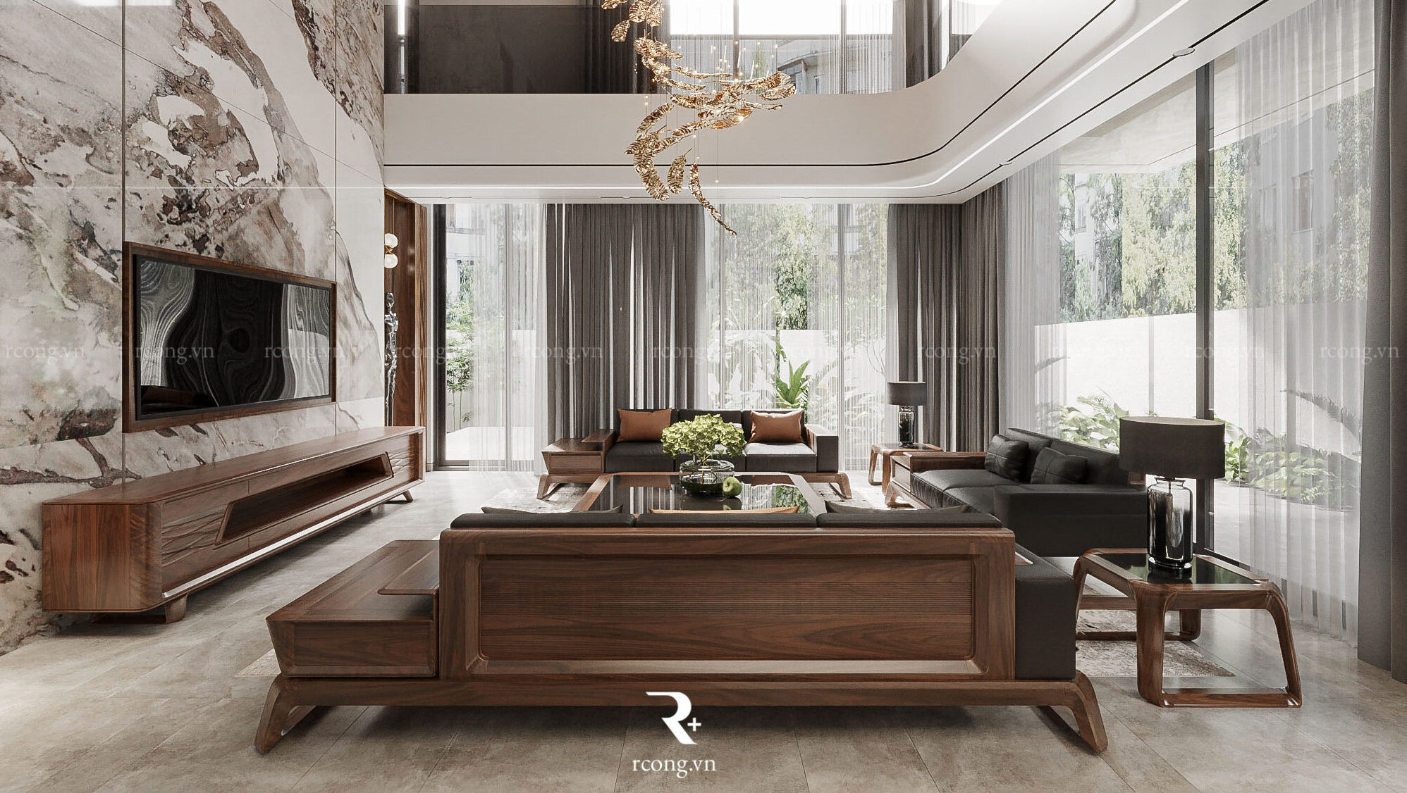 thiết kế nội thất biệt thự phố