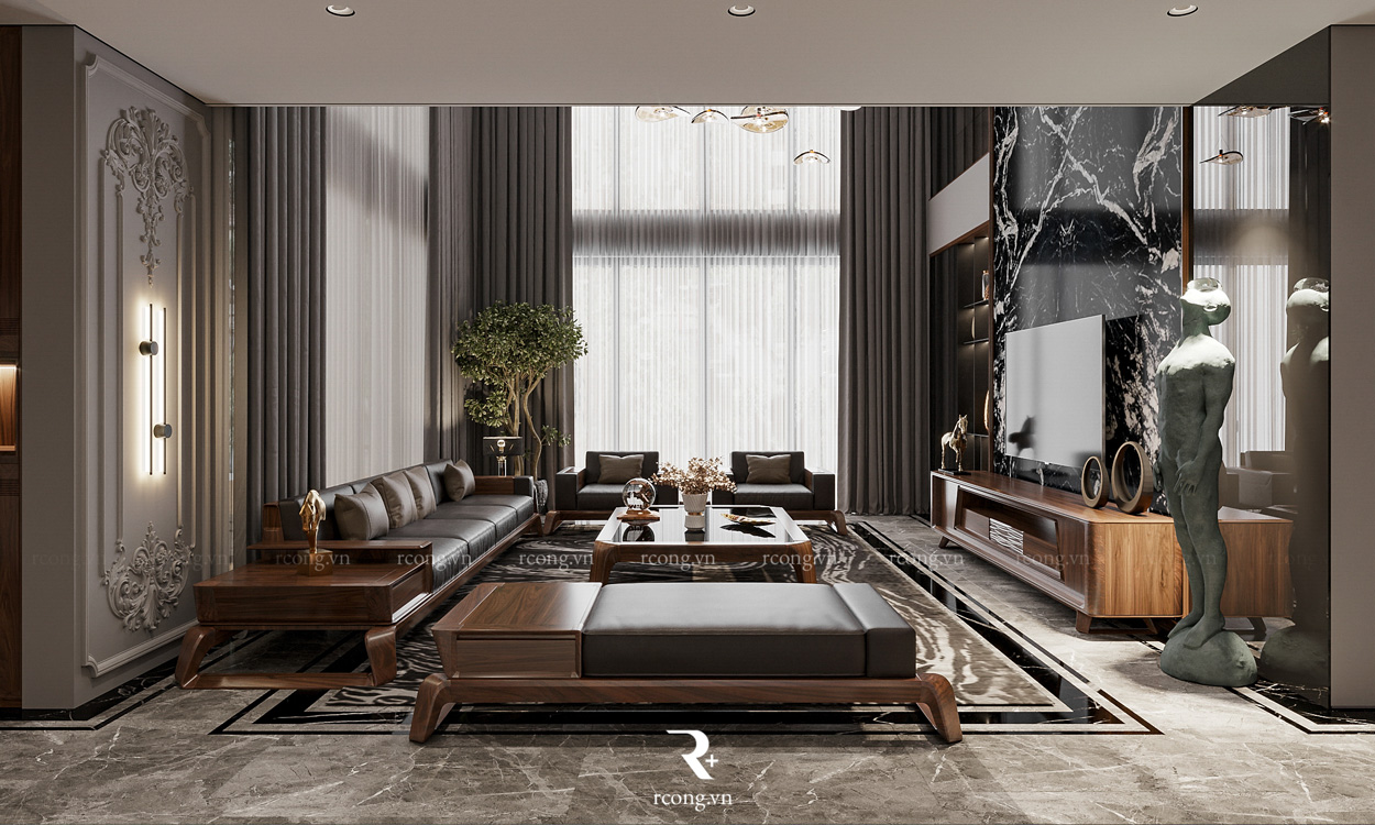 Mẫu thiết kế nội thất biệt thự Vinhome đẳng cấp ấn tượng khác biệt