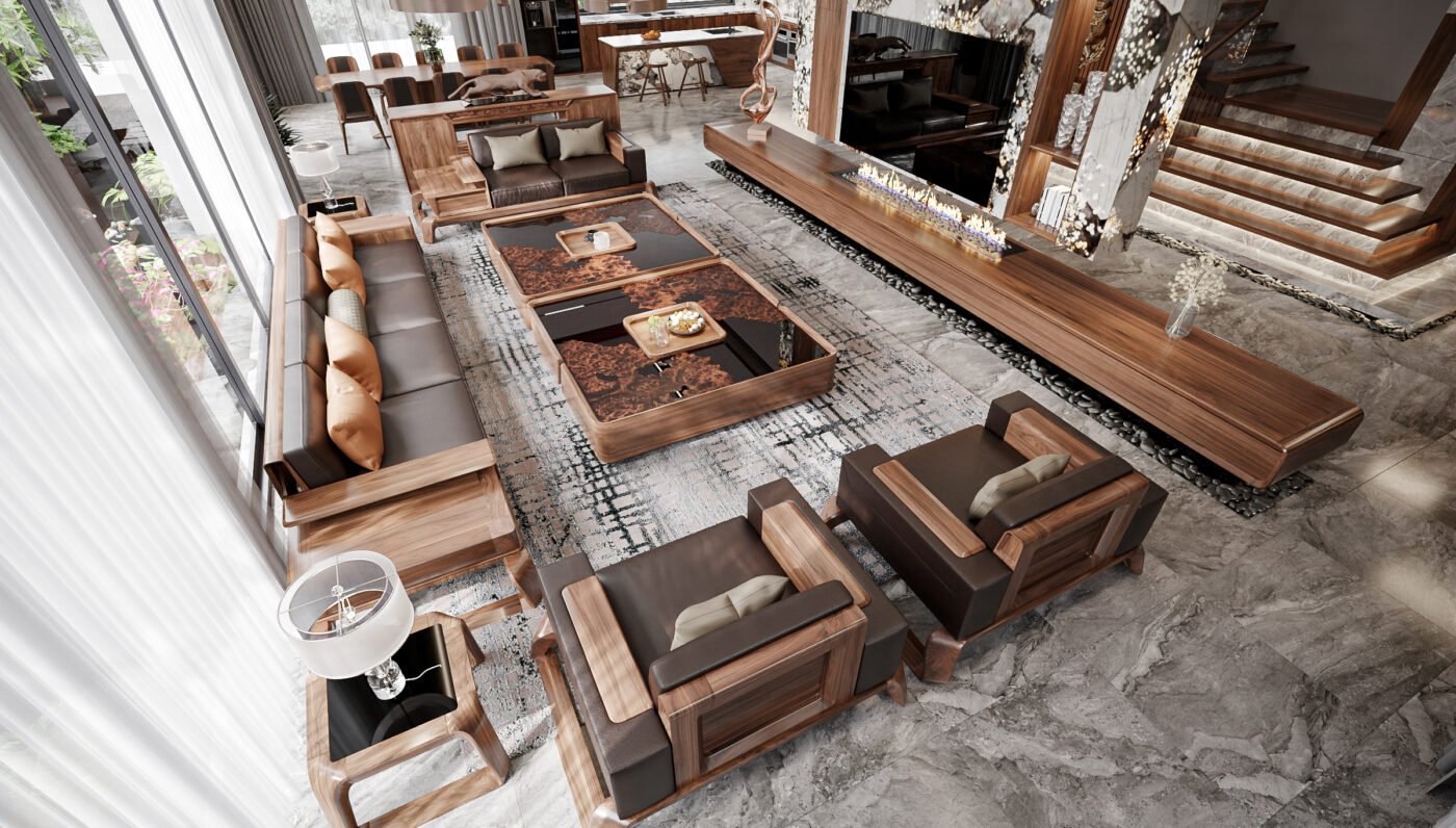 thiết kế nội thất phong cách hiện đại