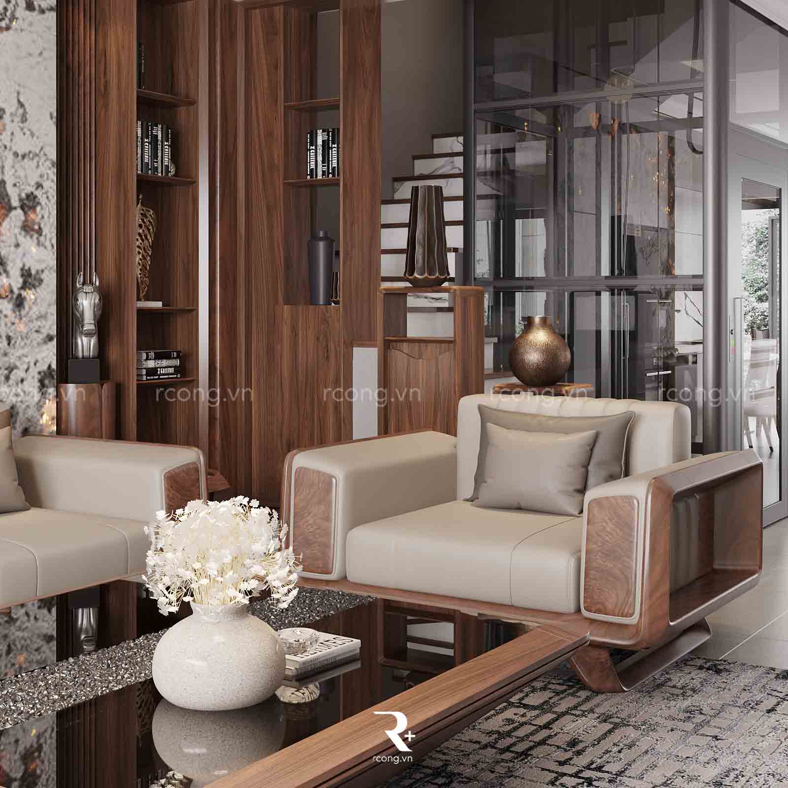 Symphony Villa | Nội thất biệt thự song lập nhẹ nhàng tinh tế