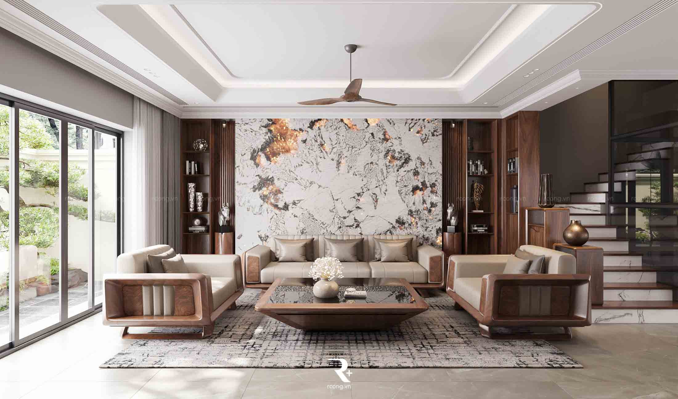 Symphony Villa | Nội thất biệt thự song lập nhẹ nhàng tinh tế