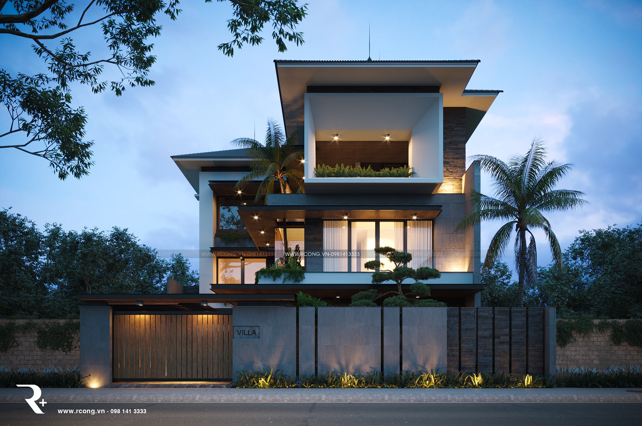 5 mẫu biệt thự hiện đại kính đẹp mang ánh sáng tràn ngập căn nhà bạn